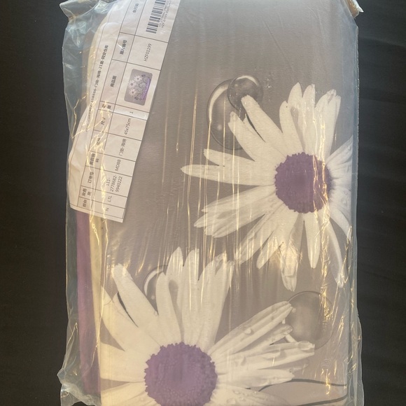 Spring Daisy Flower Purple/Grey Absorbent Bath Mat, Non-Slip (18x30 in.) - Picture 6 of 6